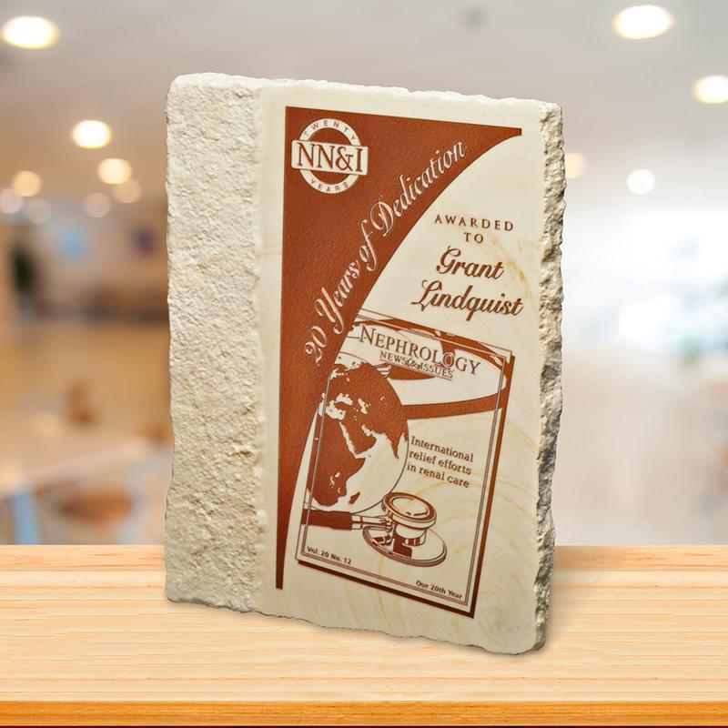 Accent Limestone Plaque 5" x 7"