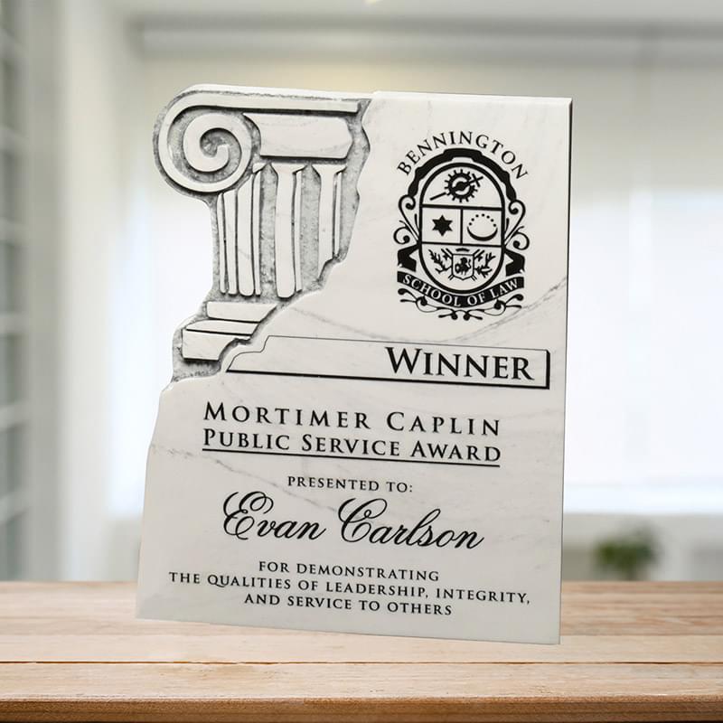 Chiseled Column Plaque 6" x 8"