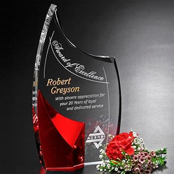 Allure Ruby Award 8-1/2"