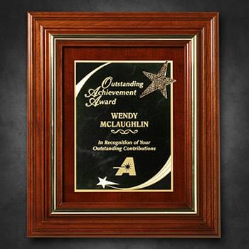 Americana Plaque 14-3/4" x 11-3/4" with Wood Insert