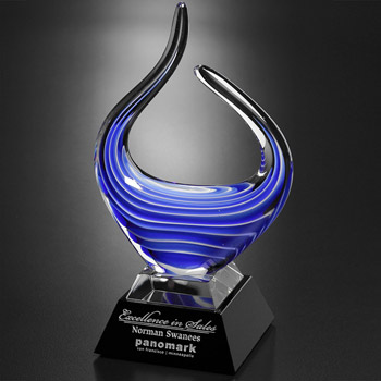 Blue Reflections Award 10-3/4"