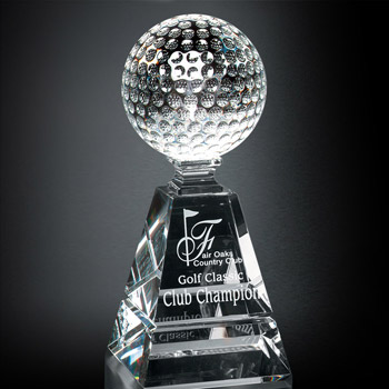 Golf Pyramid Award 6"